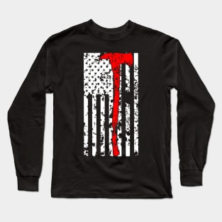 red line ax Long Sleeve T-Shirt